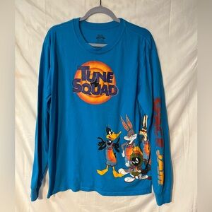 Tune Squad Long Sleeve Shirt - Blue